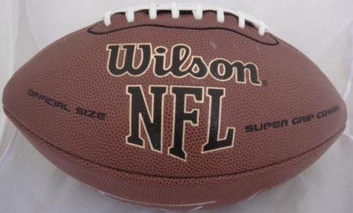 Emmitt Томас (HOF 08) Подписа Wilson NFL Football JSA - Футболни топки с автографи