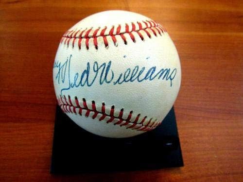 Тед Уилямс е Бил Тери Последните Две нападателите 400 калибър Копито подписаха Auto Onl Baseball Jsa - Бейзболни топки с автографи