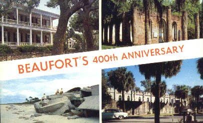 Пощенска картичка име Beaufort, Южна Каролина