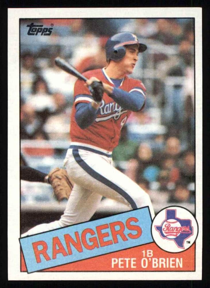 1985 Topps # 196 Бр о ' Брайън Тексас Рейнджърс (Бейзболна картичка) Ню Йорк / Mount Рейнджърс