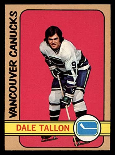 1972 Topps # 15 Дейл Таллон Ванкувър Канъкс (хокейна карта) БИВШ Канъкс