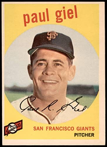 1959 Topps 9 Павел Гил Сан Франциско Джайентс (Бейзболна картичка) EX/MT Джайънтс
