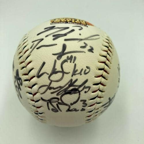 Бъстър Поузи, Нов отбор Флорида 2008 г., подписа договор с JSA COA World Series Baseball - Бейзболни топки с автографи