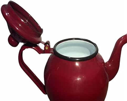 Реколта Емайл Чайник HOUKAI Чайник с Капак, 12 см чайникът