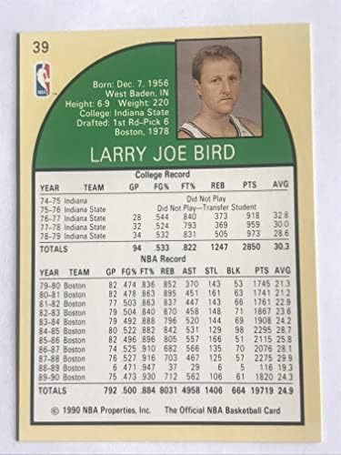 Лари Бърд (баскетболно карта) 1990-91 Обръчи от НБА - [Базата] 39