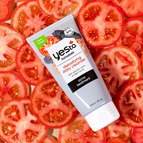 Скраб за дълбоко почистване на Yes To Tomatoes Clear Skin Detoxifying с въглен на прах 3,5 Грама, За всички типове кожа За дълбоко почистване
