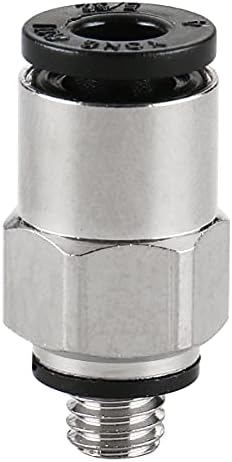Пневматични фитинги Baomain PC4-M5 с пряк вход от 4 мм до 5 мм с външна резба Комплект от 5