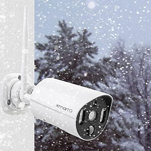[Топло за откриване] Безжична система за домашно охранителна камера XMARTO 8CH с функция за откриване на човек / домашни любимци, интелигентни