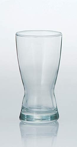 Бира, чаша Suntory, Прозрачен, 9,5 течни унции (266 мл), Пясъчен часовник, 130-12, Опаковка от 6