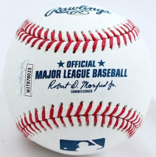 Райън Хауърд с автограф Rawlings OML Baseball w/ 06 NL MVP-JSA W * Сини бейзболни топки с автографи