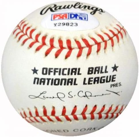 Алекс Ариас С Автограф от Официалния представител на NL Baseball Ню Йорк Янкис PSA /DNA Y29823 - Бейзболни топки с автографи
