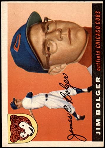 1955 Topps 179 Джим Болджер Чикаго Къбс (Бейзболна картичка) VG/БИВШ Къбс