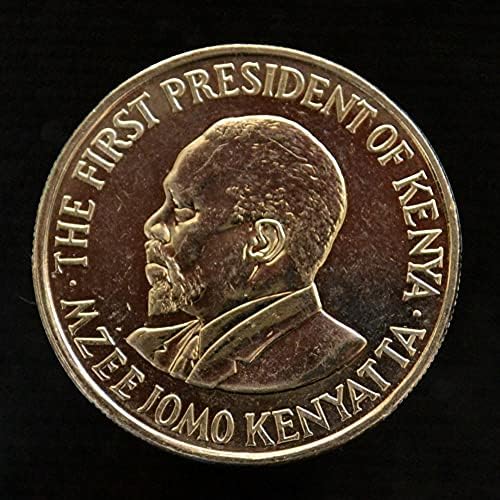 Кения 1 Първата Монета Година на Издаване Случайна KM34 Никелова Опаковка Стомана 23,9 мм