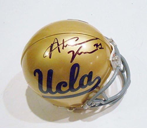 Мини-футболен каска Alterraun Verner с автограф от калифорнийския университет Bruins с мини-шлемове за колеж с автограф COA