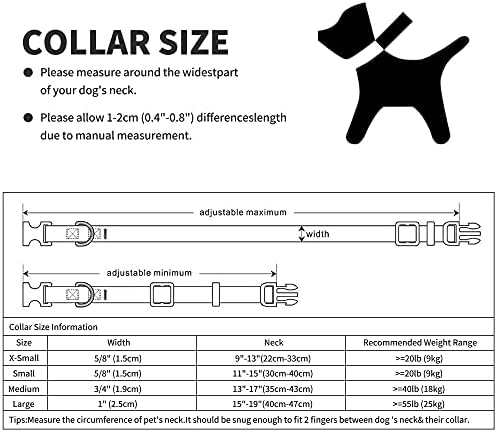 Найлонов нашийник за кучета със светлоотразителни двойни ленти Mile High Life, Night (оранжево /салатовый лайм, малък (опаковка от 2 броя))
