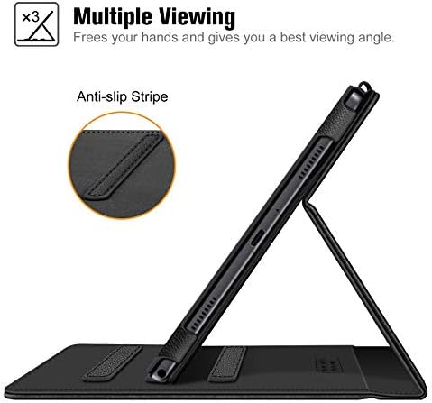 Калъф Fintie за Samsung Galaxy Tab A7, 10,4 инча, модел 2022/2020 (SM-T500/T503/T505/T507/T509), Задната част на кутията с интелигентни
