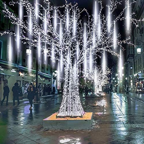 Дърво на Дъжда 30 см Градина Снеговалежи LED Вечерни Светлини Открит Коледен Душ Led светлина Led Коледни лампички Кабел