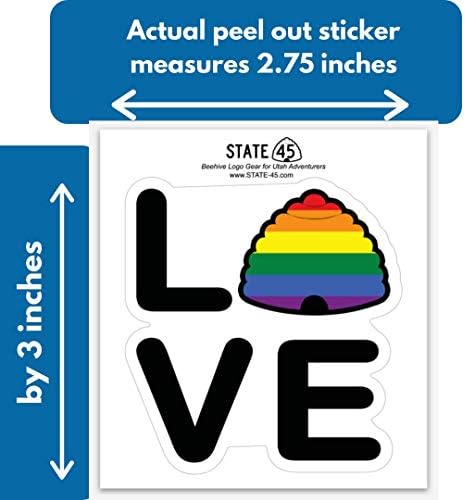 Комплект Стикери за Броня за Прайда Юта | Етикети за гей-Прайда | Аксесоари за ЛГБТК