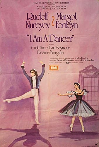 Аз съм Танцьор Британски Плакат върху един лист 1972 г.