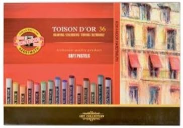 Koh-I-Noor - Toison D ' Or - 129189 - Меки пастели - Комплект от 36 цвята в картонена кутия