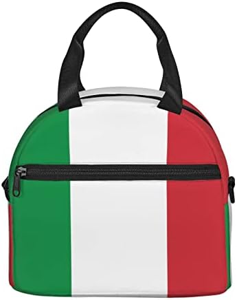 Италиански Флаг Чанта за Обяд Преносим Загрята Пакет През Рамо Раница За Пикник Пакет за многократна употреба-Мъкна