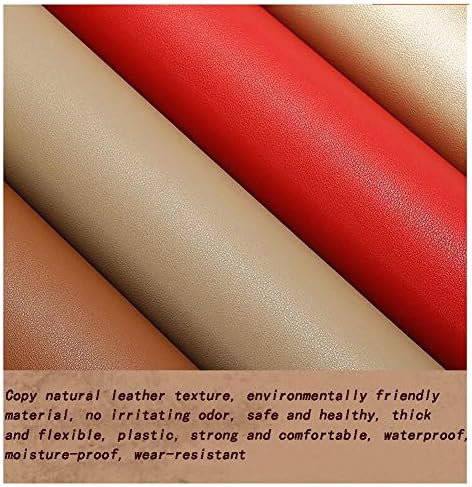 ZDFTCW Мека синтетична тъкан от изкуствена кожа, Листа от изкуствена кожа, Однотонная кърпа, Листа от изкуствена кожа, Гъста Холщовая