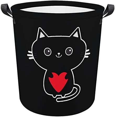 Кошница за дрехи Black Cat Сгъваема Кошница за дрехи, Чанта За Съхранение на Дрехи с Дръжки за Домашно Хотела