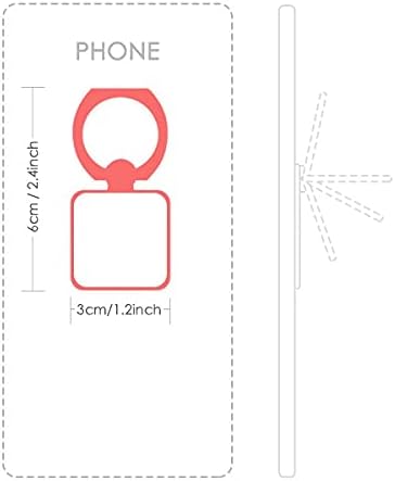 В северна Дакота, САЩ Карта Звезди Ленти Флаг Форма на Четвъртит Пръстен За Мобилен Телефон Поставка Притежателя Скоба Универсална Подкрепа за Подарък