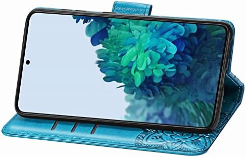BICHONG е Съвместим с Samsung Galaxy S22, една Чанта-портфейл за жени, Кожен Флип-фолио с магнитна поставка и държач за карти, Защитен