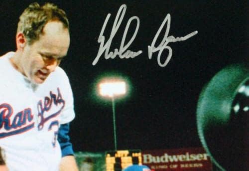 Празнична снимка на Нолан Райън с автограф ТЕКСАС Рейнджърс 8x10 - AIV Holo/Ryan Holo * S - Снимки на MLB с автограф