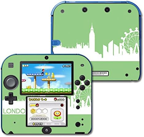 Корица MightySkins Съвместими с Nintendo 2DS - London | Защитно, здрава и уникална Vinyl стикер | Лесно се нанася, се отстранява и обръща